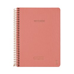 KOZO Notebook A5 Prem, S.Coral