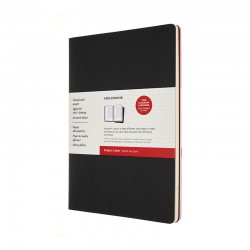 Cahier Subject A4, Black/ Red